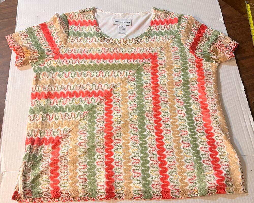 Alfred Dunner business casual, upscale top M - NEW